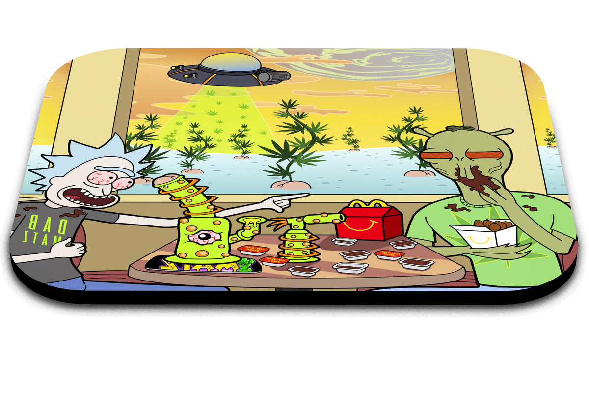 Rick and Morty Silicone Dab Mat