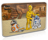 Silicone 8x11 inch Dabbin' Droids Dabmat - Deserted Dabbin' Droids - Platinum Cured Silicone Dabmat | Non-Stick, BPA Free, Heat Resistant
